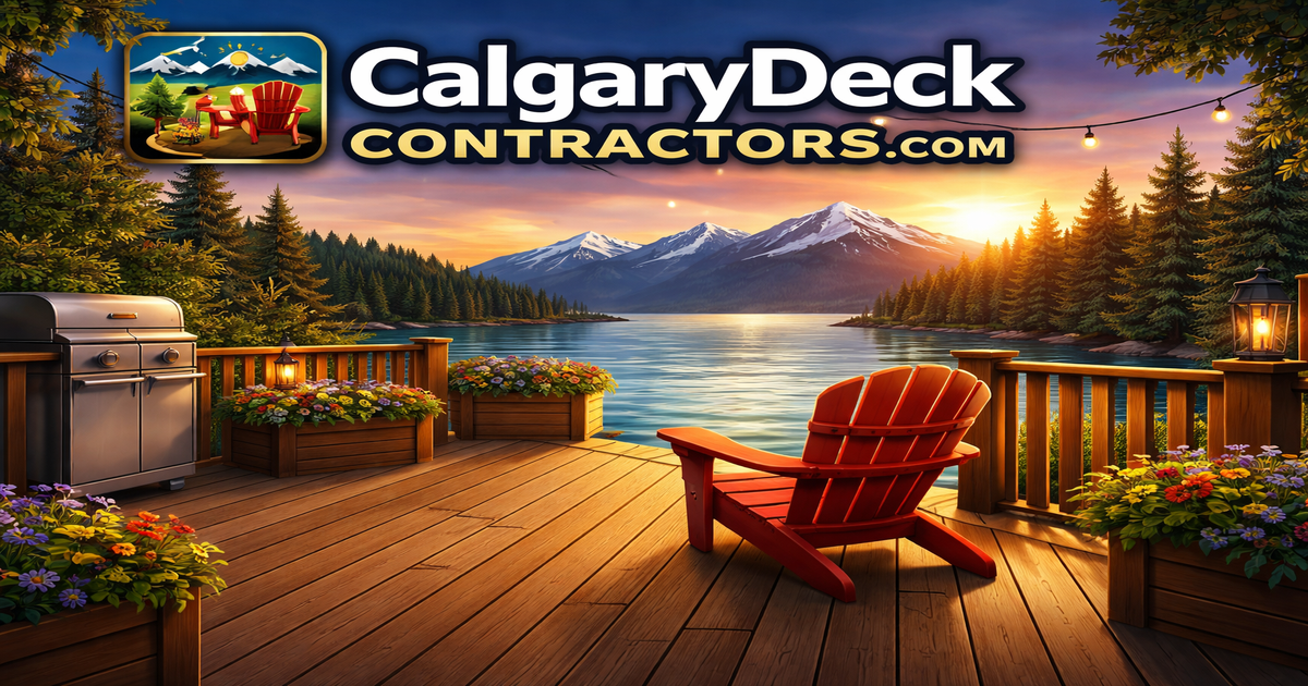 Calgary deck building - wood decks, composite decking, repair, staining, railings, pergolas, and more